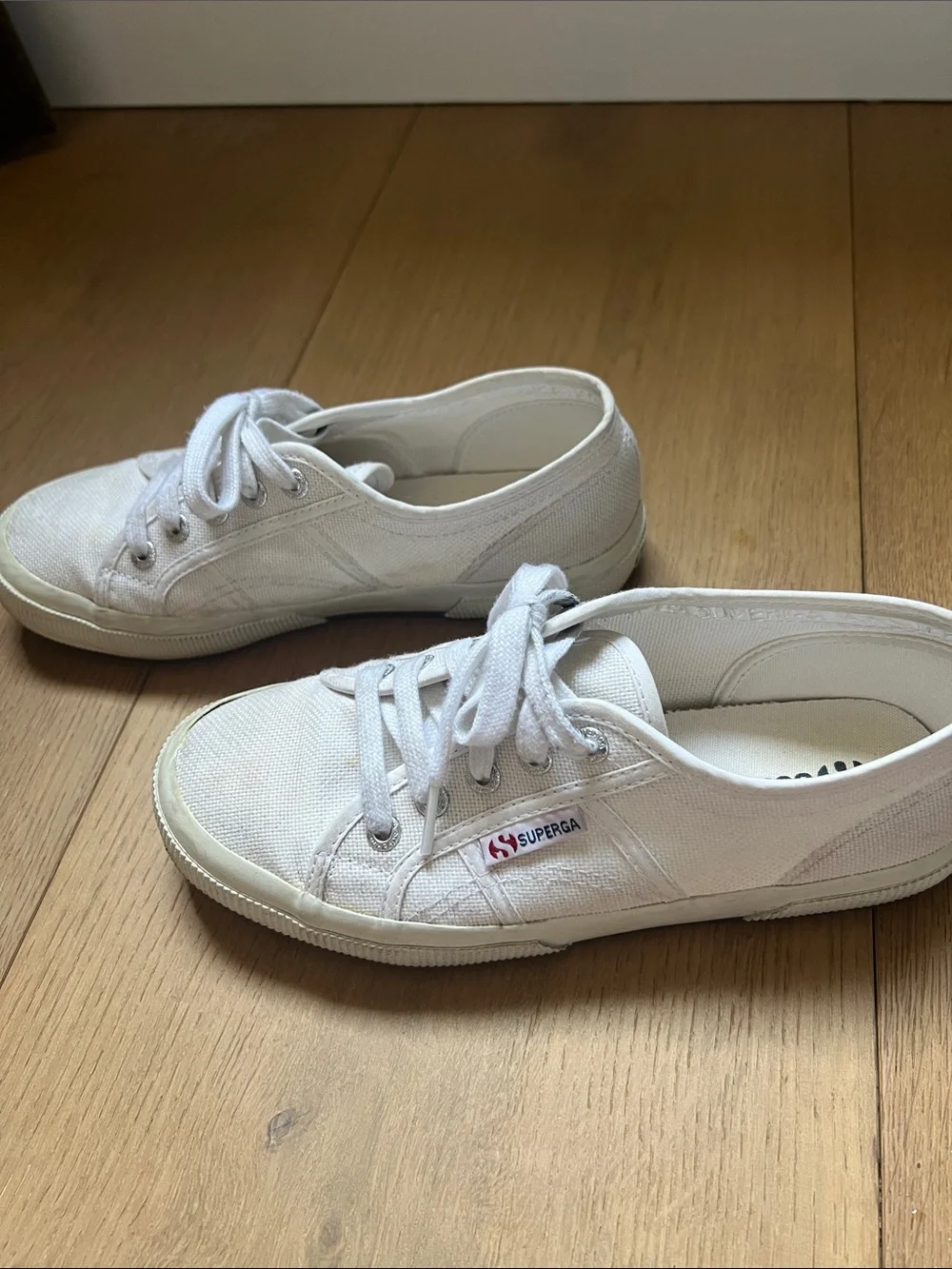 Superga Classic White Canvas Sneakers